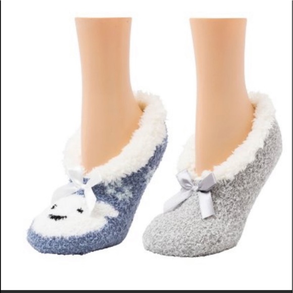 Cuddl Duds Plushfill Slipper Socks 2pck 